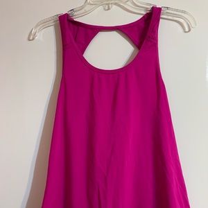Hot pink/magenta yoga sports tank